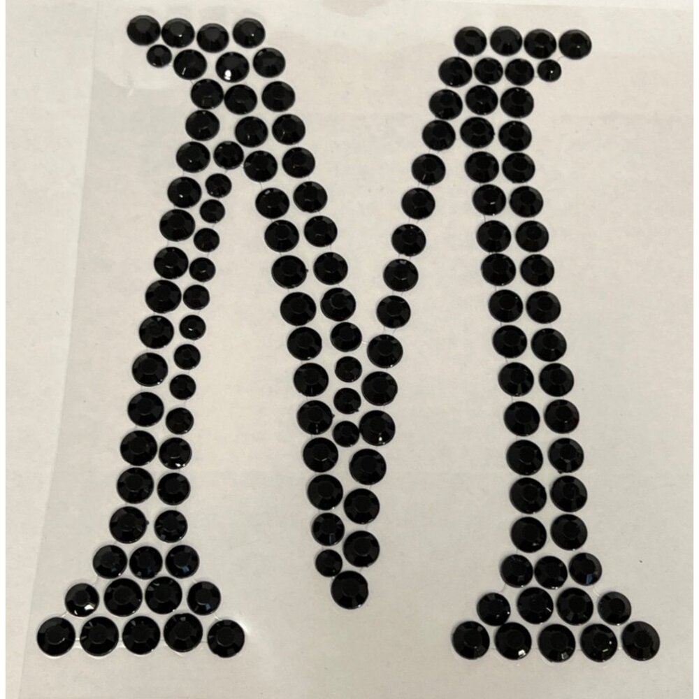 Recollections Halloween Bling Rhinestone Gem Embellishment Letter M 354007 42245